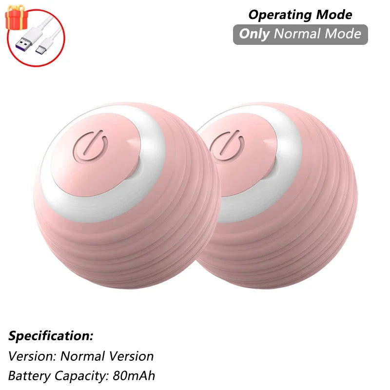 Interactive Smart Cat Toy Ball | Automatic Rolling Ball with Obstacle Avoidance