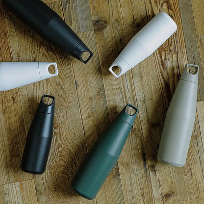 Steel Japanese Style Vacuum Thermos 580/1080ml | Double Wall Ice Cooler Sports Water Bottle