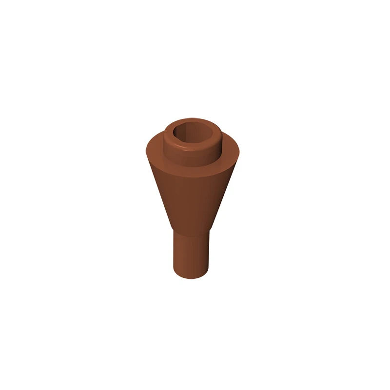 Gobricks GDS-1138 Cone 1 x 1 Inverted with Bar | Building Block for DIY Creations