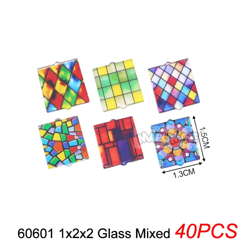 Marumine Window and Door Building Blocks | Compatible City House Parts Set