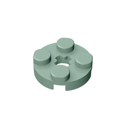 Gobricks GDS-609 PLATE 2X2 ROUND | Compatible Building Blocks for DIY Educational Models