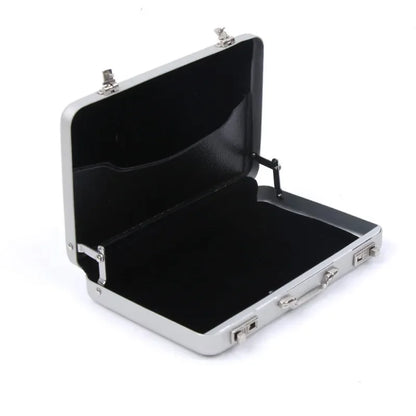 New Storage Box Aluminum Business ID Credit Card Holder Mini Suitcase Bank Card Box Holder Jewelry Case Organizer Rectangle