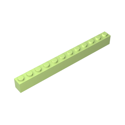 Gobricks GDS-538 Brick 1 x 12 | Compatible Building Block Pieces for DIY Construction