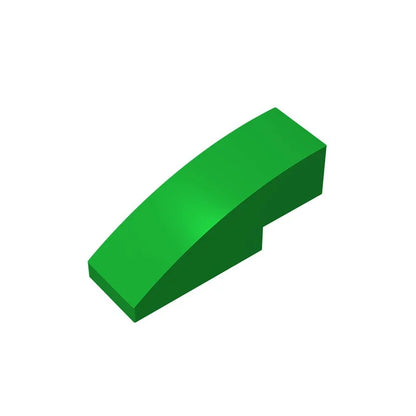 Gobricks GDS-657 Slope, Curved 3 x 1 | Compatible Building Block for Creative Construction