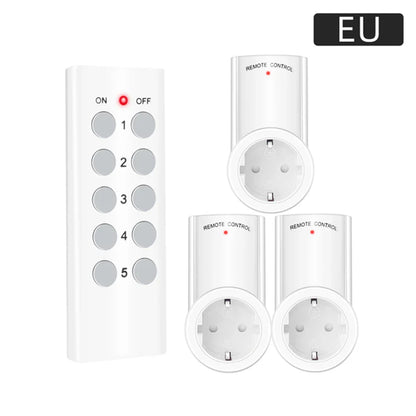 Smart Socket RF 433mhz Wireless Remote Control Outlet Adaptor Wall Electrical Switch Home Lamp For Smart Home EU UK US FR Plug