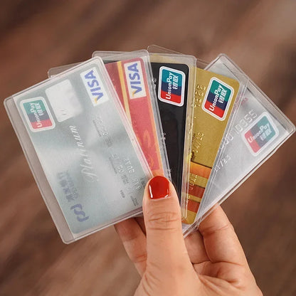 Transparent PVC Card Holder | Waterproof ID Badge Cover