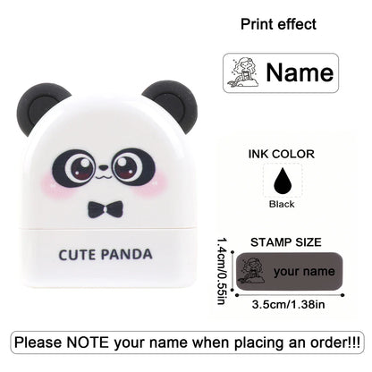 Personalized Animal Name Stamp | Custom Waterproof Clothing Label for Kids