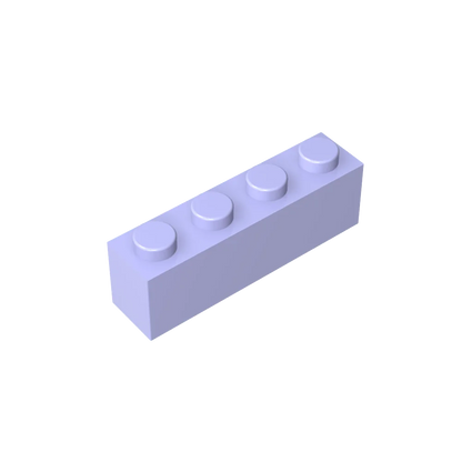 Gobricks GDS-534 Brick 1 x 4 without Bottom Tubes | Compatible Building Block Set