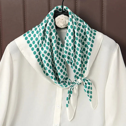 Luxury Satin Silk Square Scarf – Shawl, Hijab & Fashion Wrap 2023