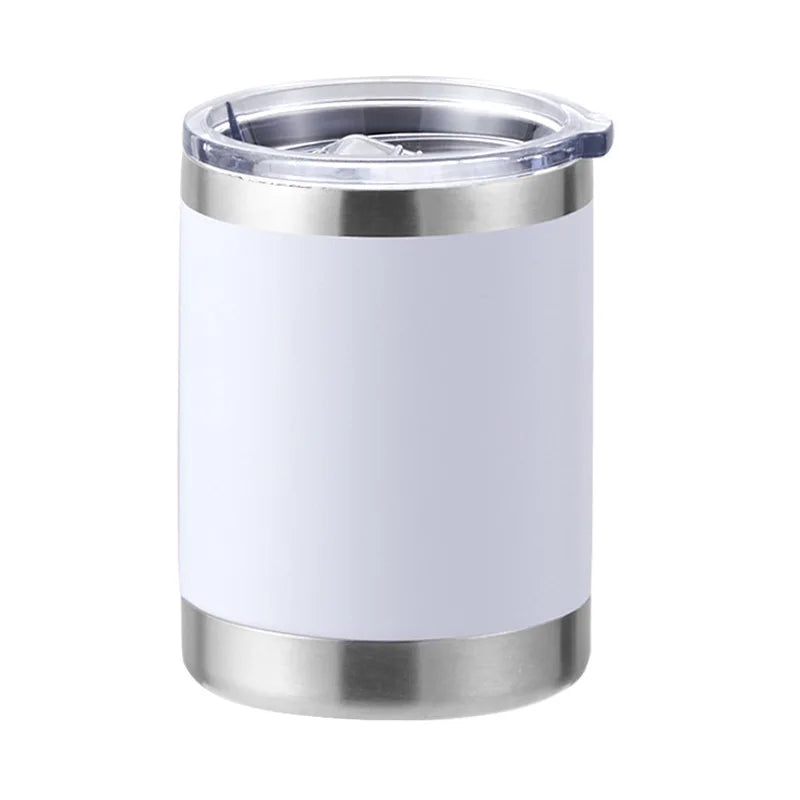 Double Wall Car Coffee Mug 10oz | Insulated Stainless Steel Thermos Flask