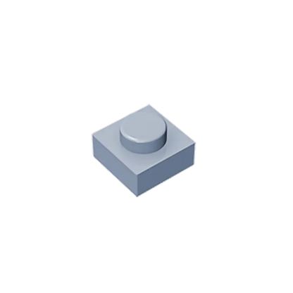Gobricks GDS-501 Plate 1 x 1 | Compatible Building Block for Creative Builds