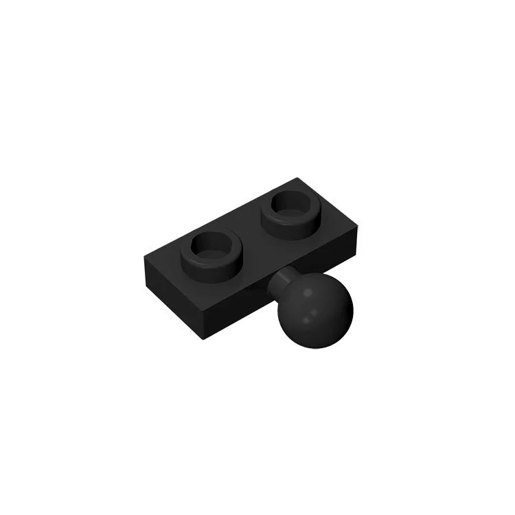 Plate, Modified 1 x 2 with Tow Ball on Side | Gobricks Building Block