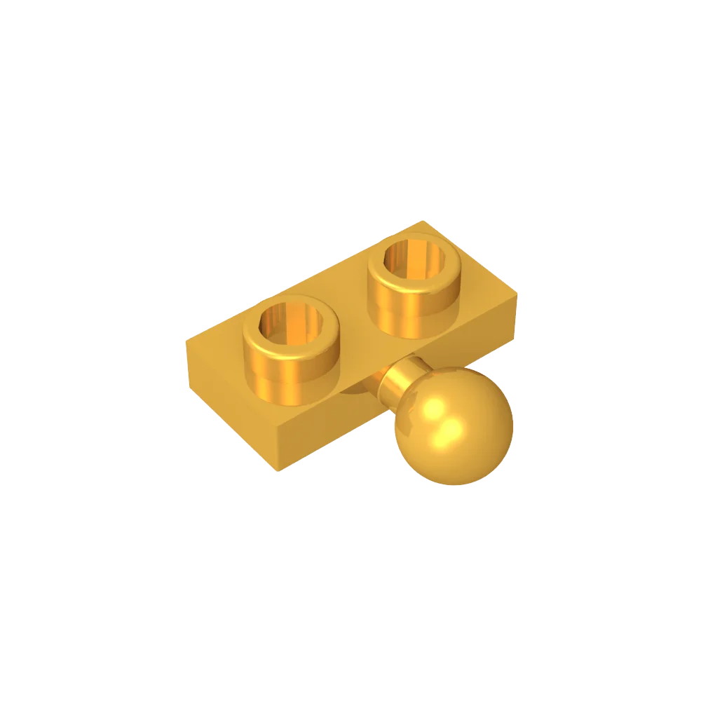 Plate, Modified 1 x 2 with Tow Ball on Side | Gobricks Building Block