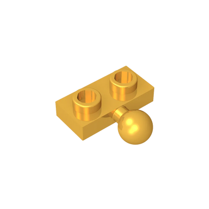 Plate, Modified 1 x 2 with Tow Ball on Side | Gobricks Building Block