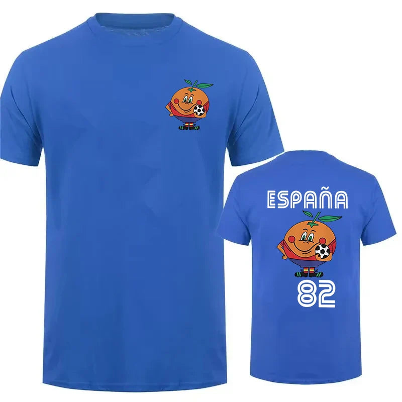 Naranjito Spain 82 Mascot T-Shirt | Retro Soccer Graphic Tee