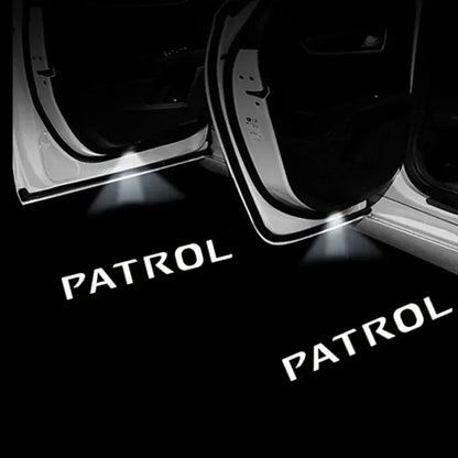 Led Car Door Welcome Light Logo Projector for Nissan Patrol 2010-2021 Ghost Shadow Atmosphere Lamps Auto Accessories