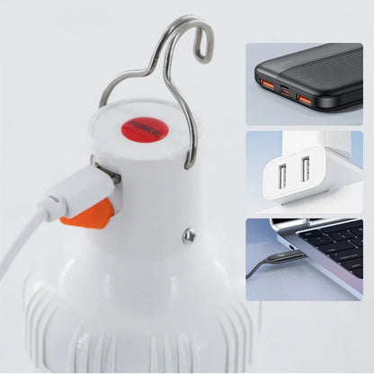 60W Rechargeable LED Camping Lantern | USB Emergency Light