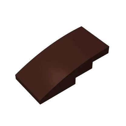 Slope, Curved 4 x 2 Building Block (Gobricks GDS-660) | Compatible with Lego 93606 Parts for DIY