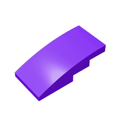 Slope, Curved 4 x 2 Building Block (Gobricks GDS-660) | Compatible with Lego 93606 Parts for DIY
