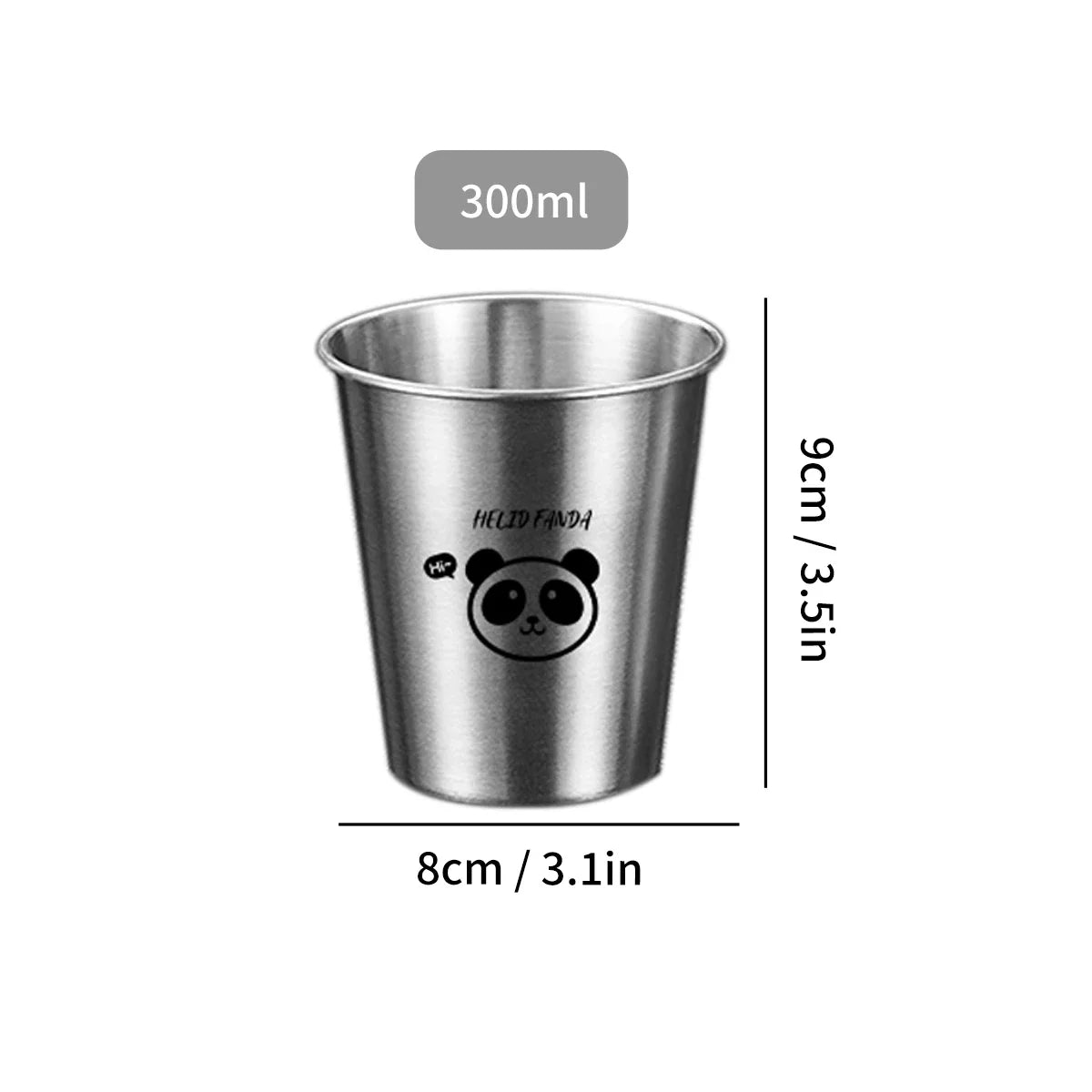 WORTHBUY 304 Stainless Steel Stackable Cup | Portable Metal Tumbler for Coffee, Beer, and Milk