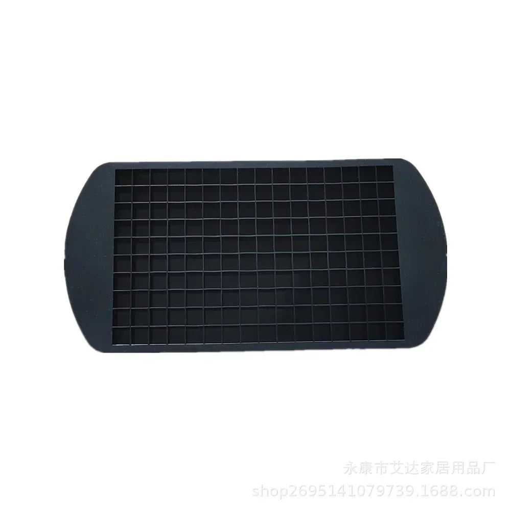 160 Square Silicone Ice Cube Tray | BPA-Free Flexible Mold for Drinks and Desserts