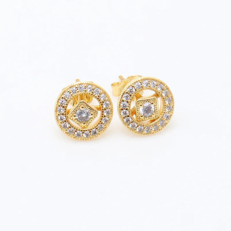 925 Sterling Silver Snowflake Heart Earrings | Fine Stud Earrings for Women