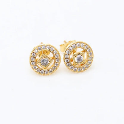 925 Sterling Silver Snowflake Heart Earrings | Fine Stud Earrings for Women