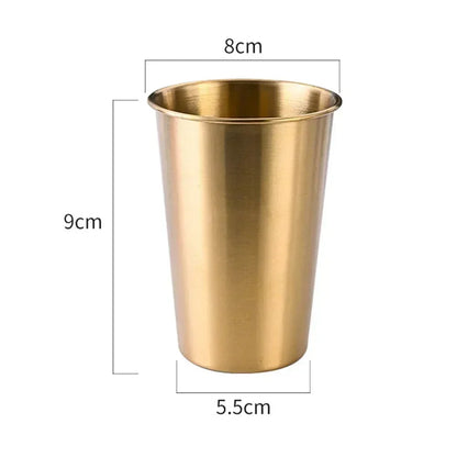 Stainless Steel Beer Cup Set | Durable Mugs for Camping, Coffee, and Whiskey