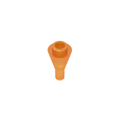 Gobricks GDS-1138 Cone 1 x 1 Inverted with Bar | Building Block for DIY Creations