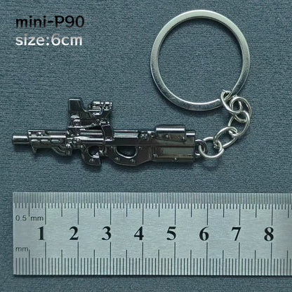 Mini Keychain Pendant 98k Alloy Gun Model | PUBG Battlefield Gift for Men