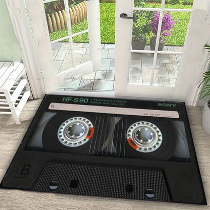 Carpet Optical Illusion Mat Infinite Tunnel Rug 3D Visual Door Mat Entrance Floor Mat Home Decoration Indoor Outdoor Use Fashion