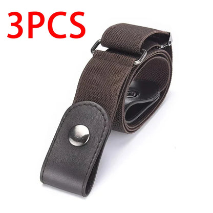 Elastic No-Show Belt | Stretch Woven Waistband for Men and Women