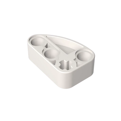 Gobricks GDS-2016 Technical Beam 2 x 3 L-Shape with Quarter Ellipse Thick | Building Blocks Toy Compatible with Lego 71708