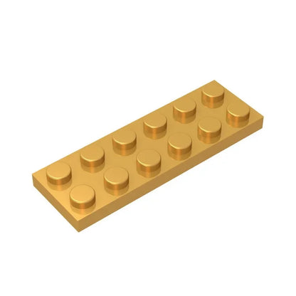 Plate 2 x 6 Building Block | Compatible Building Brick for DIY Creations