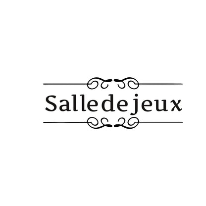 French Bathroom Toilet Sign Vinyl Sticker Decal | WC Entrance Sign Door Decal for France Home