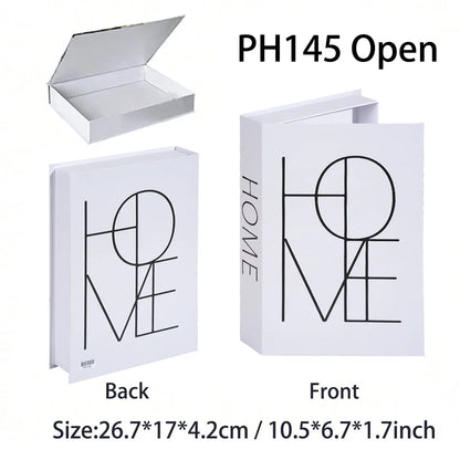 Luxury Fake Books Home Decoration Accessories for Living Room Fashion Fake Book Storage Box Simple Nordic Coffee Table Books