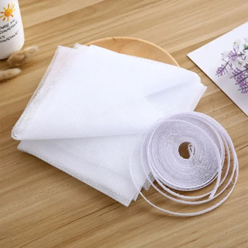 Self-Adhesive Mosquito Screen Window Net | DIY Insect Mesh for Doors and Windows