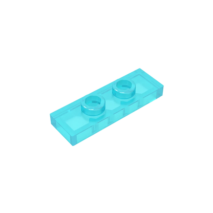 Gobricks GDS-1504 Plate, Modified 1 x 3 with 2 Studs (Double Jumper) | Compatible Building Block Piece
