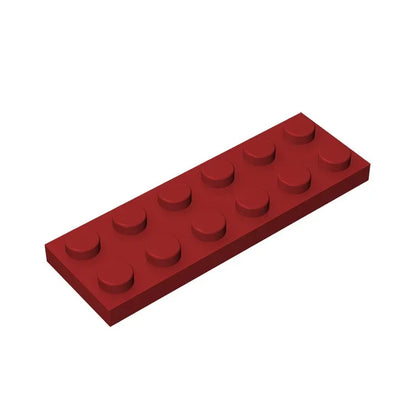 Plate 2 x 6 Building Block | Compatible Building Brick for DIY Creations