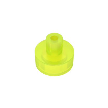 Gobricks Tile Round 1x1 with Bar and Pin Holder | Compatible Building Block