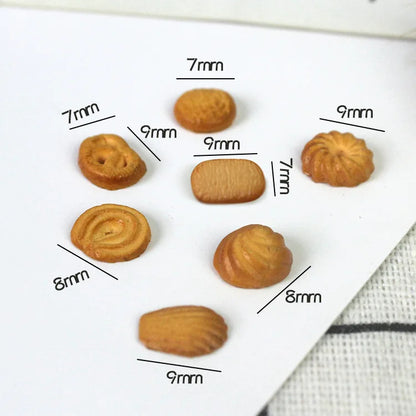 Cute Cat Bread Toast Model Toys Miniature Photography Props Figurines Gift Desktop Ornaments Figurine Decoration Crafts