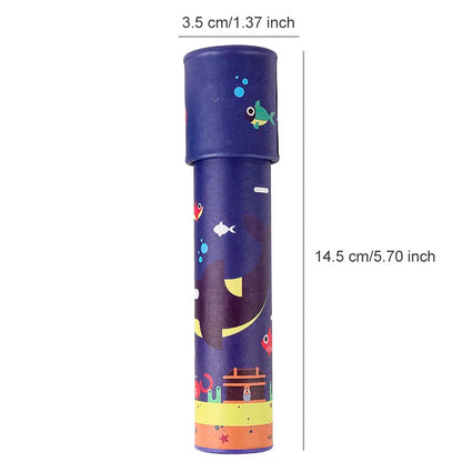 Classic Paper Kaleidoscope Toy | Educational Rotating Color Toy for Kids