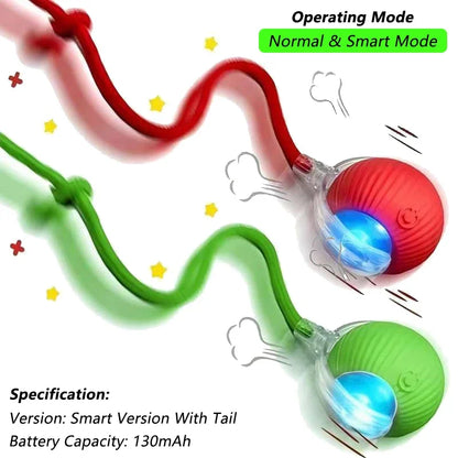 Interactive Smart Cat Toy Ball | Automatic Rolling Ball with Obstacle Avoidance