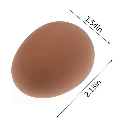Novelty Bouncy Eggs | Realistic Fake Rubber Prank Toy