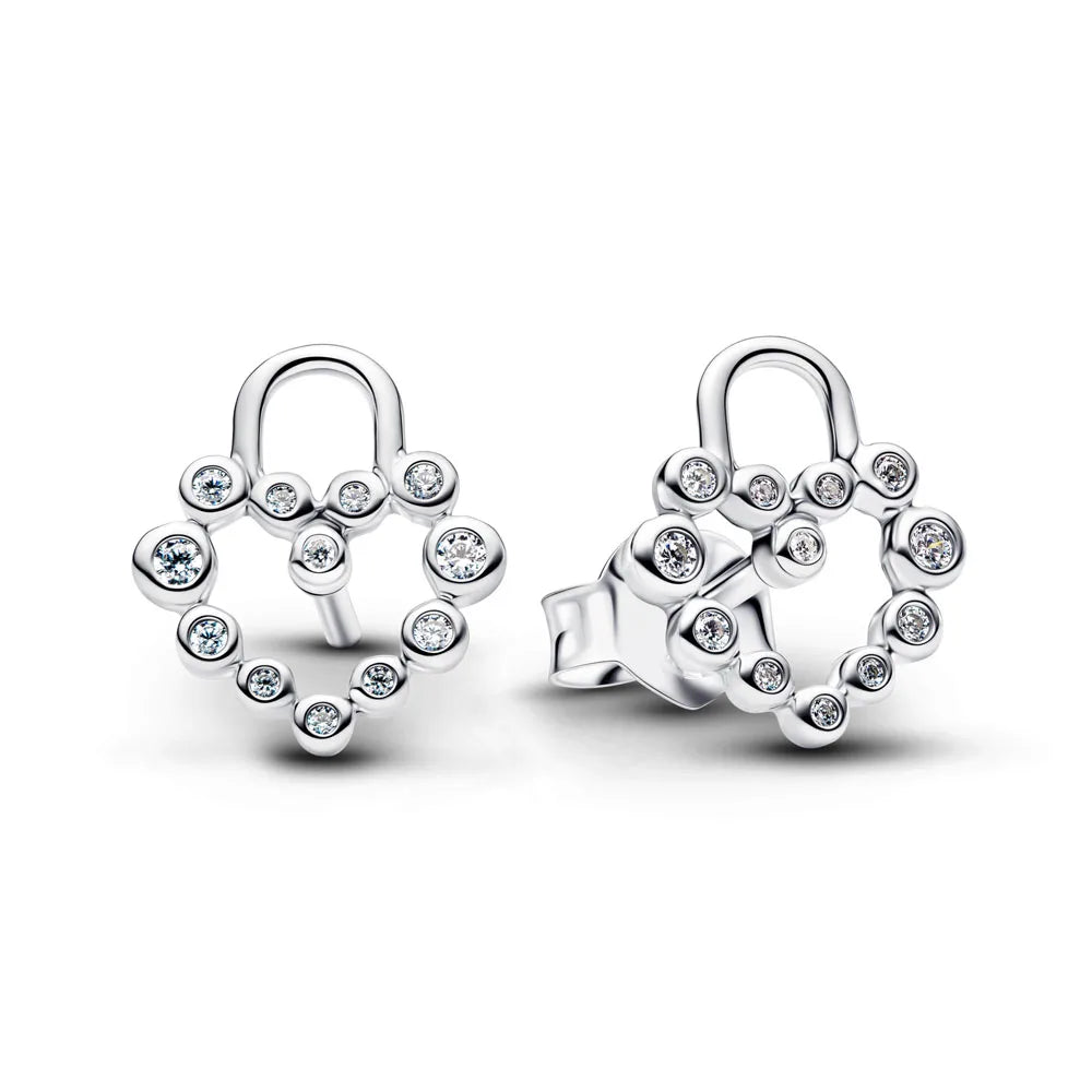 925 Silver Stud Earrings | Butterfly Snowflake Heart Moon Jewelry Gift