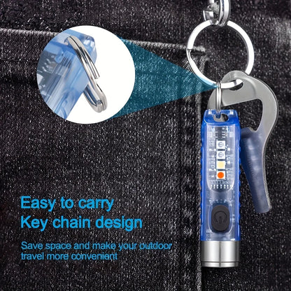 Mini Keychain Light | Portable LED Flashlight with USB Charging