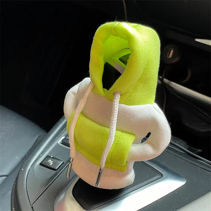 Gear Shift Hoodie, Gear Shift Cover, Universal Car Shift Knob Hoodie, Mini Hoodie for Car, Automotive Interior Cute Gadgets