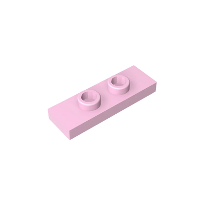 Gobricks GDS-1504 Plate, Modified 1 x 3 with 2 Studs (Double Jumper) | Compatible Building Block Piece