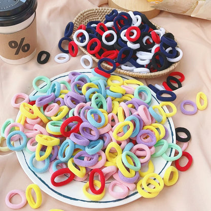 20/50-Pack Kids Elastic Hair Bands, Colorful Girls Scrunchies & Baby Hair Ties
