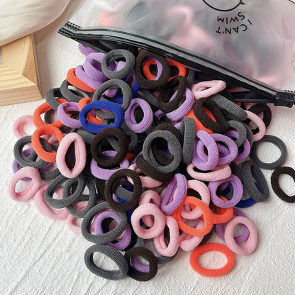 20/50-Pack Kids Elastic Hair Bands, Colorful Girls Scrunchies & Baby Hair Ties